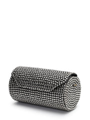 Metal Mirage Studded Mosaic Clutch