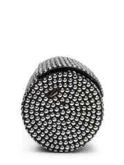 Metal Mirage Studded Mosaic Clutch