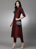 Mosaic Embellished Metal Halfmoon Clutch