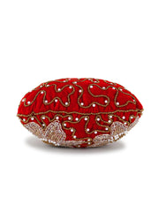 Dangle Floral Embellished Potli with signature gift box | Teej Gift for Women