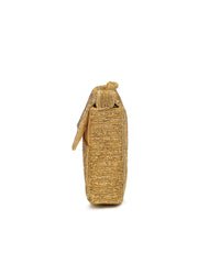 Coffer Striped Embellished Clutch with signature gift box | Wedding Gift for Women