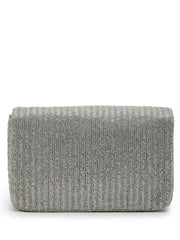 Coffer Striped Embellished Clutch with signature gift box | Anniversary Gift for Her