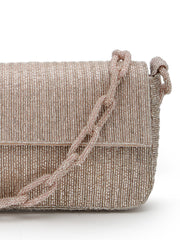 Coffer Striped Embellished Clutch with signature gift box | Festive Gift for Women