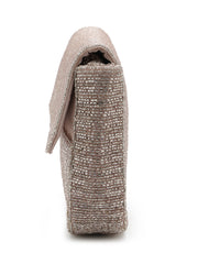 Coffer Striped Embellished Clutch with signature gift box | Festive Gift for Women