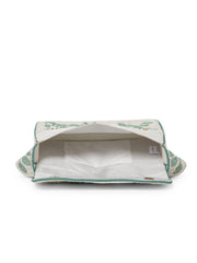 Beaded Botanica Cotton Botanical Beaded Canvas Clutch