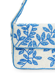 Beaded Botanica Cotton Botanical Beaded Canvas Clutch