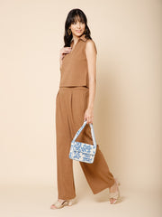 Beaded Botanica Cotton Botanical Beaded Canvas Clutch