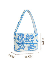 Beaded Botanica Cotton Botanical Beaded Canvas Clutch