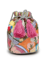 Beaded Muse Abstract Embellished Wedding Favor Potli Set of 10 | Designer Potli Bags for Bridesmaids