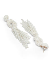 Outre Eardrop Shaped Handcrafted Drop Earrings