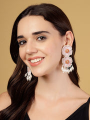 Sylvan Floral Handcrafted Drop Earrings