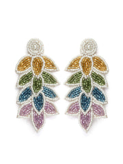 Sylvan Leaf Shaped Handcrafted Drop Earrings