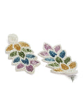 Sylvan Leaf Shaped Handcrafted Drop Earrings