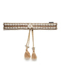 Boho Shell Work Embellished Canvas Handmade Belt