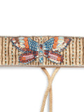 Boho Quirky Embellished Canvas Handmade Belt