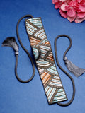 Boho Sequin Embellished Canvas Handmade Belt