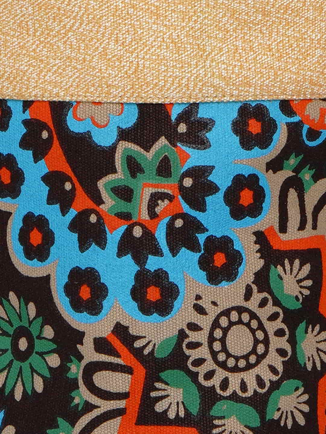 Canvas Floral Yoga Mat Bag