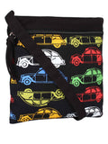 La Borsa Graphic Print Canvas Sling Bag
