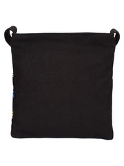 La Borsa Graphic Print Canvas Sling Bag