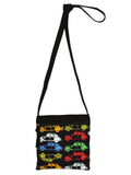 La Borsa Graphic Print Canvas Sling Bag