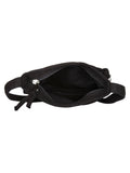 La Borsa Graphic Print Canvas Sling Bag