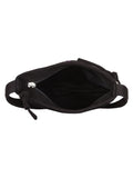 La Borsa Alphabet Print Canvas Sling Bag