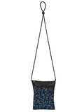 Modish Printed Canvas & PU Sling Bag