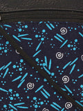 Modish Printed Canvas & PU Sling Bag