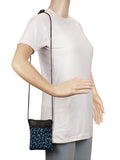Modish Printed Canvas & PU Sling Bag