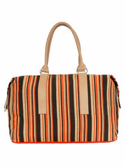Streak Cotton Duffel Bag