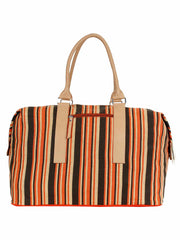 Streak Cotton Duffel Bag