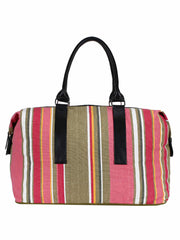 Streak Cotton Duffel Bag
