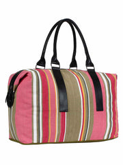 Streak Cotton Duffel Bag