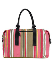 Streak Cotton Duffel Bag