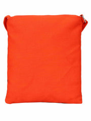 La Borsa Alphabet Print Canvas Sling Bag