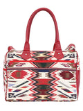 Ikkat Jacquard And Cotton Handbag