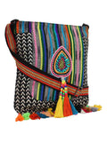 Diamondus Beaded Cotton Sling bag