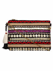 Glitzy Canvas Sling Bag