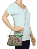 Diamondus Beaded Jacquard Cotton Sling bag