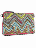 Diamondus Beaded Jacquard Cotton Sling bag