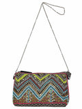 Diamondus Beaded Jacquard Cotton Sling bag