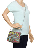 Diamondus Beaded Jacquard Cotton Sling bag