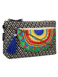 Trendy Cotton Jacquard Sling Bag