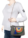 Trendy Cotton Jacquard Sling Bag