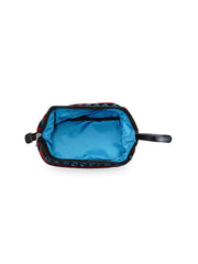 Geomat Jacquard PU Cosmetic Vanity Bag