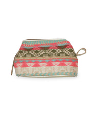 Hoist Jacquard PU Cosmetic Vanity Bag