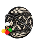 Discoid Cotton Jacquard Sling Bag