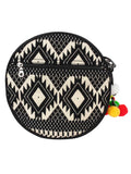 Discoid Cotton Jacquard Sling Bag