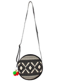 Discoid Cotton Jacquard Sling Bag