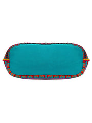 Fleecy Jacquard and Cotton Handbag